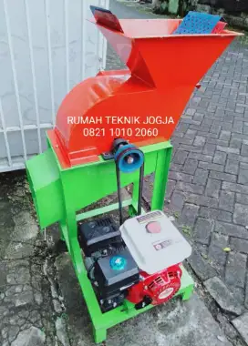 (Rumah teknik jogja)mesin pemcacah rumput multifungsi+engine
