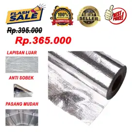 Aluminium Woven Foil Double Side Peredam Panas Atap