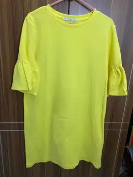 Yellow Dress Pull & Bear