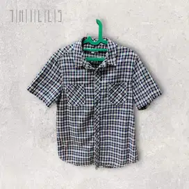 Kemeja Pria Kotak-Kotak Baleno Lengan Pendek (Men's Shirt)