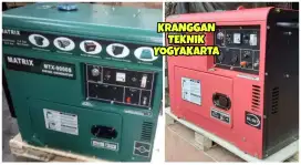 (KRANGGAN TEKNIK)Genset silent output 6000 watt genset daya 6.000 watt