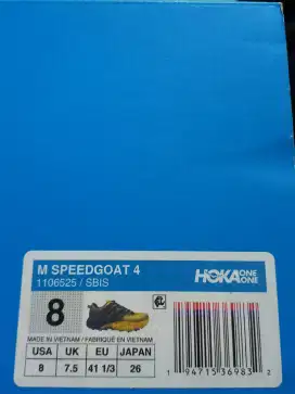 Hoka One One Speedgoat 4 not Salomon TNF