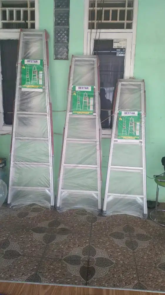 Tangga Lipat aluminium  ukuran 175 cm
