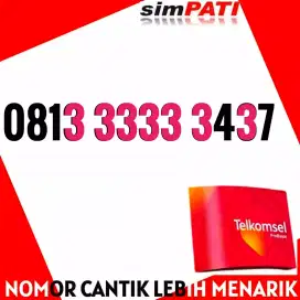 SimPATI hexa 333333 super 3 ada 7 kali