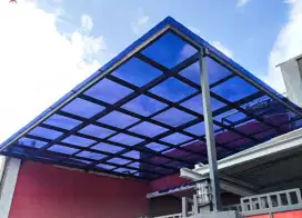 Kanopi solar tuff, kanopi solar flat transparan *530*