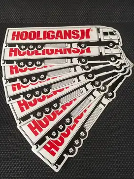 Stiker Truck Trailer Hooligans