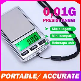 Timbangan Digital Scale Emas Mini Akurat 3 Digit Permata Batu akik