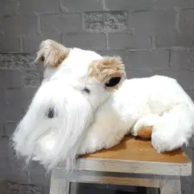 Boneka Scnauzer Dog Import Korea