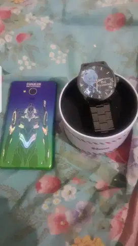 Jam anime evangelion  fre hp marvel & souvenir oakley