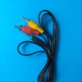 Kabel AV TV Buat PVP Game Cocok untuk Segala PVP Hitam 1 Meter Standar