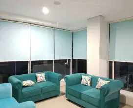 Kain suntex | Roll Blinds | Menahan Panas | Cahaya | Tahan Air |