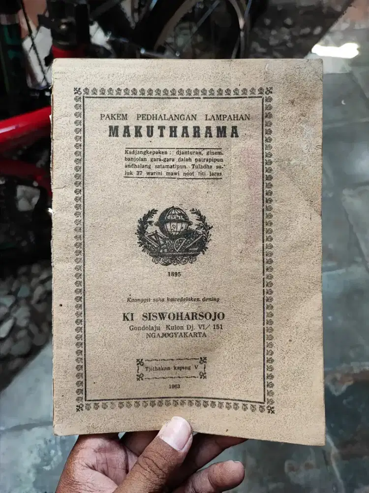 Buku Antik Pakem Pedhalangan Lampahan Makutharama 1963