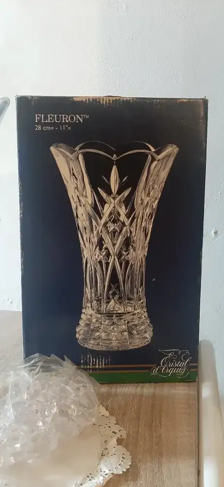 Cristal Vase - Fleuron Cristal d'Argues