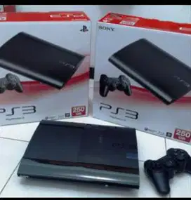 Playstation 3 Super slim 250gb dan 2 joystik PS3 fullset