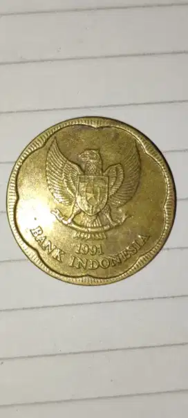 Uang Kuno Bunga Melati Rp 500 Tahun 1991 (Sangat Langka)