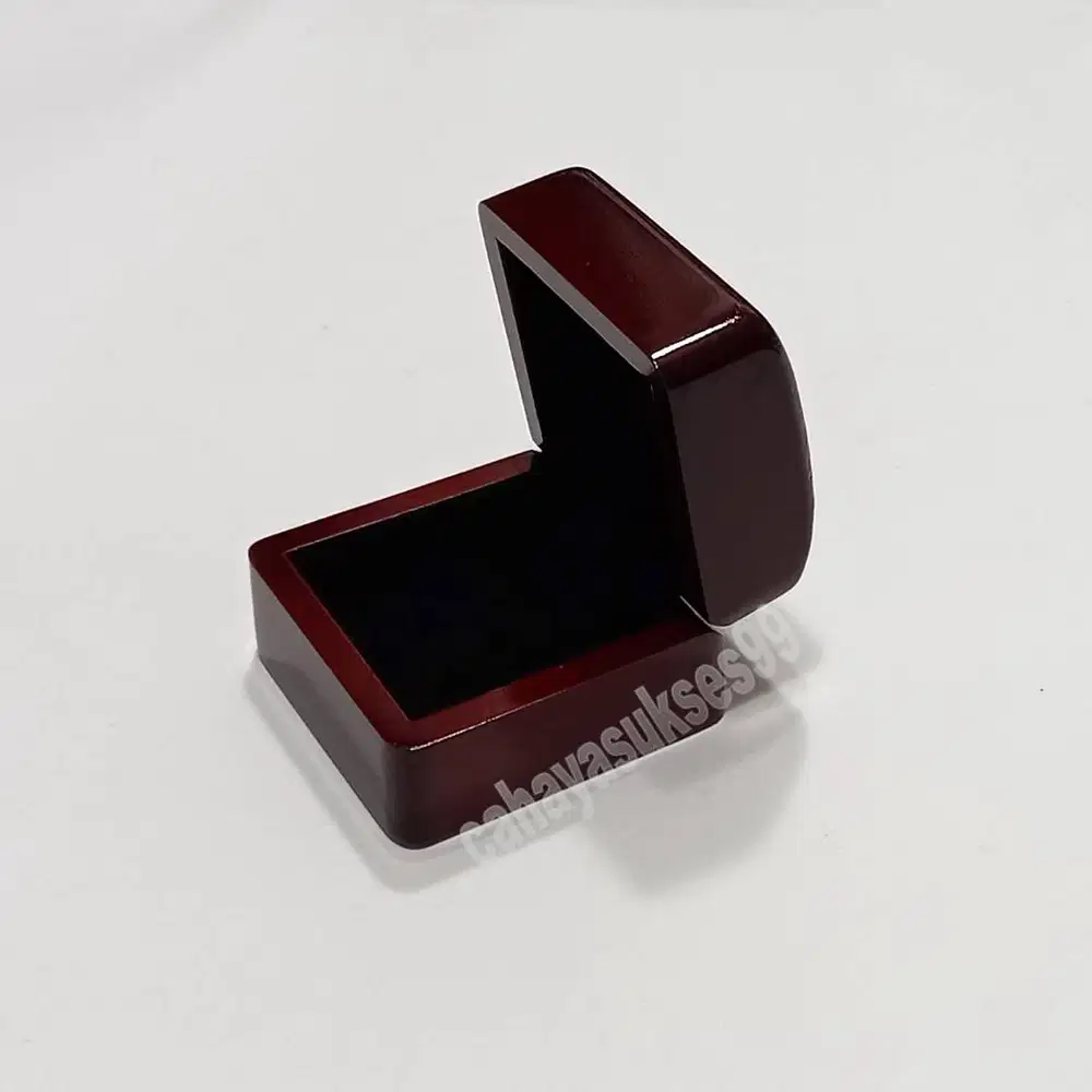 Kotak Box Kayu Tempat Perhiasan Cincin Gelang Kalung Liontin 6,5cm