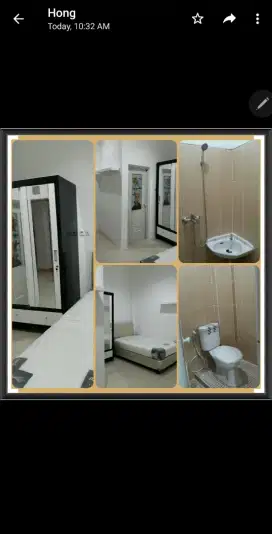 Dekat KCP Mall Karawang Kost Exclusive AC kmr mandi dlm (kamar 1 org)