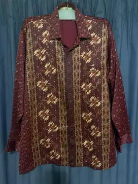 Kemeja batik lengan panjang XL