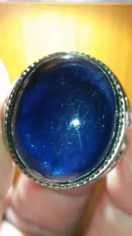 Jual Batu Cincin Dark Royal Blue Sapphire Crystal Keren Good Performan