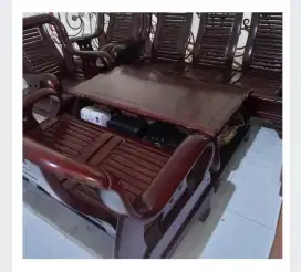 Meja kayu set cina asli beli pas pameran