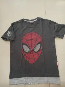 baju kaos anak laki laki usia 13 - 14 th nevada spiderman