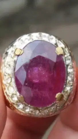 Jual Batu Cincin Red Ruby Cutting Good Condition n Performance