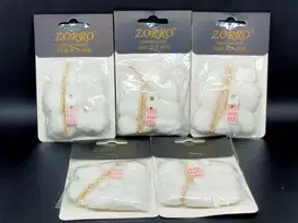 Kapas Zorro cocok untuk pengganti Kapas Zippo lengkap dengan sumbu.