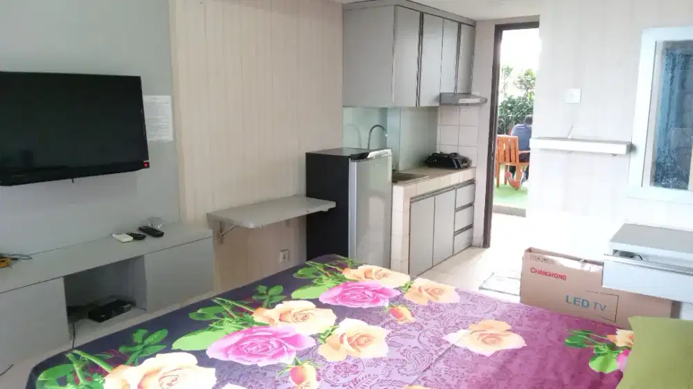 Disewakan Studio Full Furnised Apartemen Serpong Green View