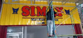 Acrylic akrilik eva huruf timbul murah bagus lettersign