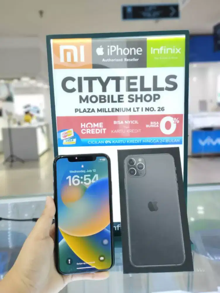 iPhone 11 Pro 64GB Gray Second Ex Internasional