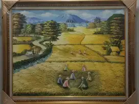 Lukisan Panen Raya Padi ( Harvest )