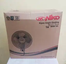 Kipas Angin Dinding NIKO 3 Speed BARU, Garansi 1 Tahun