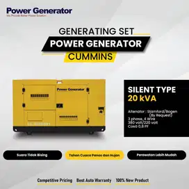 Genset Cummins 20 kVA - Silent Type