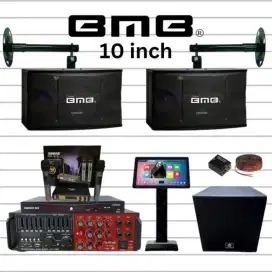 Paket Karaoke BMB 10 inch Original Full Set Siap Pakai