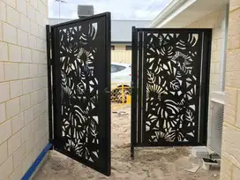 gerbang atau pagar plat besi cnc laser cutting #6
