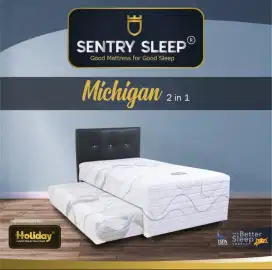 Springbed Sentry Sleep Tipe Michigan Sorong 2in1