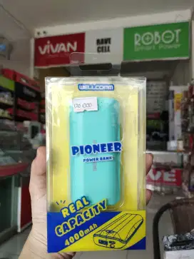 Powerbank WELLCOMM 4.000mAh Murah meriah (Rave Cell Sako)