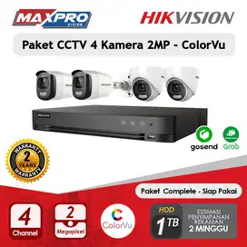 PAKET CCTV HIKVISION COLORVU 2MP