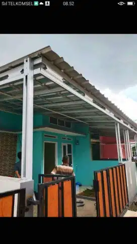 Pemasangan rangka atap baja ringan galvalum