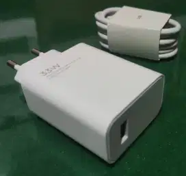 Charger Xiaomi 33W Turbo Charge Original 100% Redmi Note 9 Pro Poco