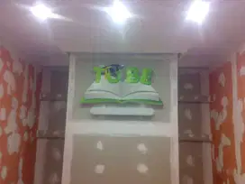 Lampu L.E.D cocok untuk di drop cielling gypsum