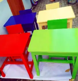 Meja kursi tk / paud