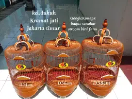 Sangkar bambu list acrilic