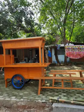 Rombong Gerobak Angkringan Gratis Ongkir