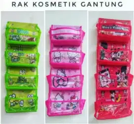 Rak kosmetik gantung ukuran 25x 85