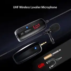 taffstudio uhf wireless lavalier microphone podcast interview