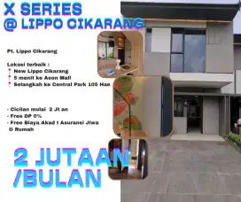 Rumah 3 Kamar Tidur  2 Jutaan Perbulan  dekat AEON MALL