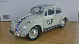 Diecast / Miniatur VW Beetle (Kodok) Herbie skala 1:18