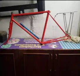 Frameset sepeda balap 27 Deki Panther jepang japan jadul vintage Hiten