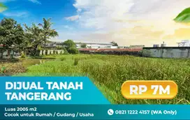Tanah di Tangerang - Cukanggalih / Jalan Padat Karya / Panongan